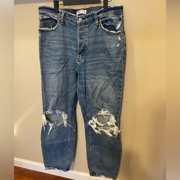 Abercrombie & Fitch The Dad High Rise Jeans - Picture 2 of 6